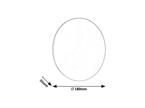 Aplica Marlon LED, 8W, 640lm, lumina calda (3000K)