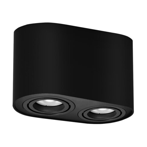 Spot Kobald, 2 x GU10, negru mat