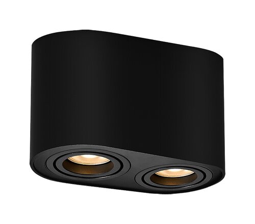 Spot Kobald, 2 x GU10, negru mat
