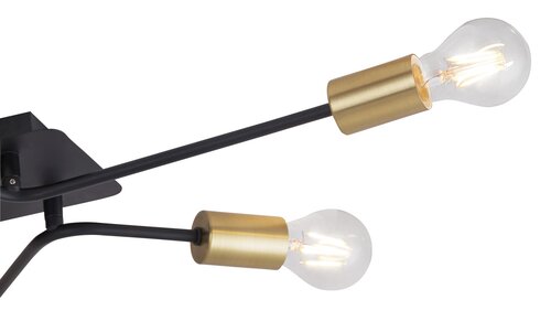 Lustra Lanny, 6 x E27, negru