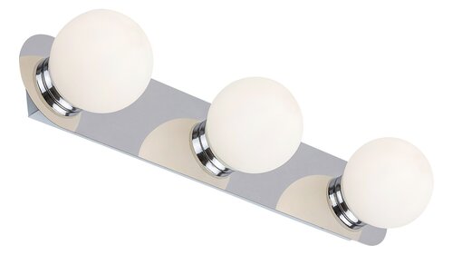 Plafoniera Becca, 3 x G9, crom, IP44