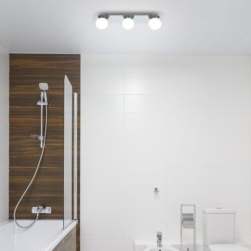 Plafoniera Becca, 3 x G9, crom, IP44