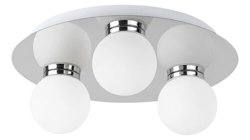 Plafoniera Becca, 3 x G9, crom, IP44