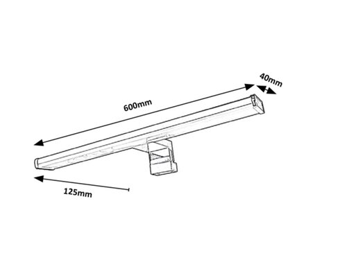Aplica Levon LED, 12W, 840lm, lumina neutra (4000K), IP44
