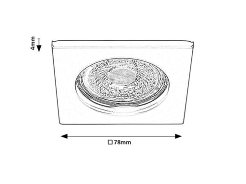 Spot Relight, 1 x GU5.3, negru, IP20