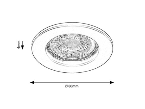 Spot Relight, 1 x GU5.3, negru, IP20