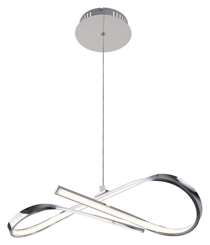 Pendul LED Aniela, 20W, lumina neutra (4000K), Crom
