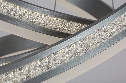 Pendul LED Avalon, 75W, lumina neutra (4000K), Argintiu