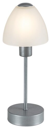 Lampa de masa Lydia, 1 x E14, argintiu