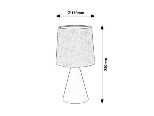 Veioza Nalani, 1 x E14, gri