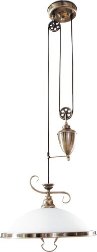 Candelabru Elisett, 1 x E27, bronz