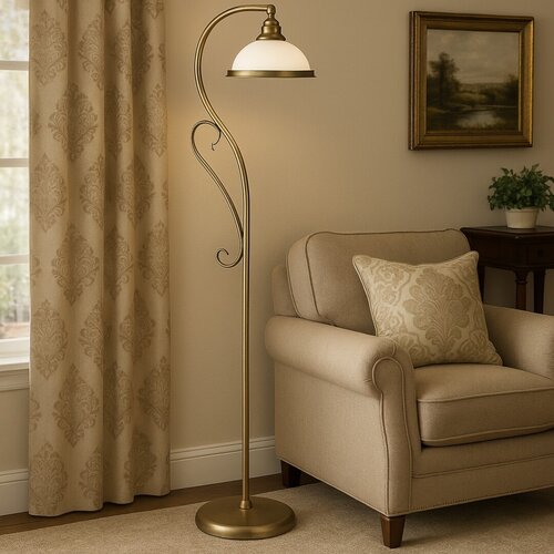 Lampadar Elisett, 1 x E27, bronz