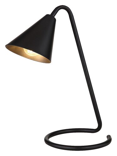 Lampa de birou Monty, 1 x E14, negru