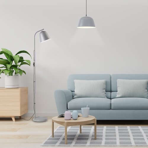 Lampadar Malia, 1 x E27, gri