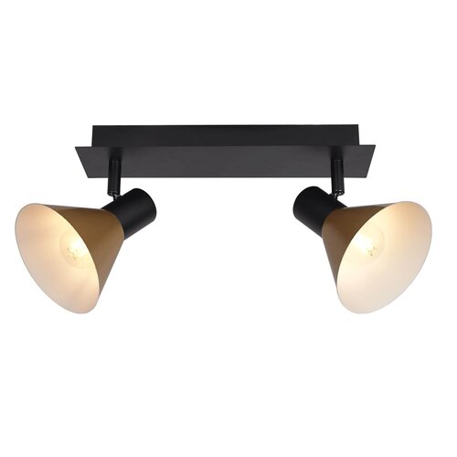 Spot Alvaro, 2 x E14, negru mat