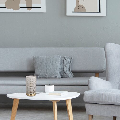 Lampa de masa Boogie, 1 x E14, auriu