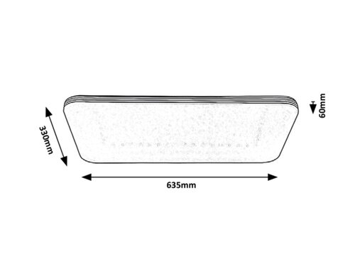 Plafoniera Oscar LED, 36W, 2520lm, lumina neutra (4000K)