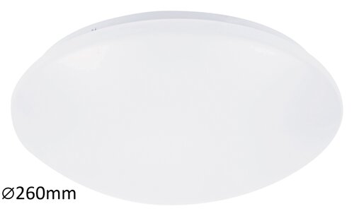 Plafoniera Lucas LED, 12W, 900lm, lumina neutra (4000K), IP44