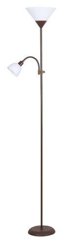 Lampadar Action, 1 x E27 + 1 x E14, maro