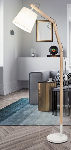 Lampadar Thomas, 1 x E27, alb