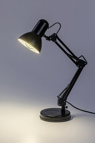 Lampa Samson, 1 x E27, Negru
