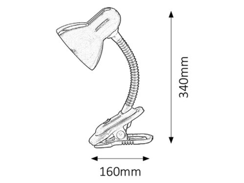 Lampa Dennis, 1 x E27, Portocaliu