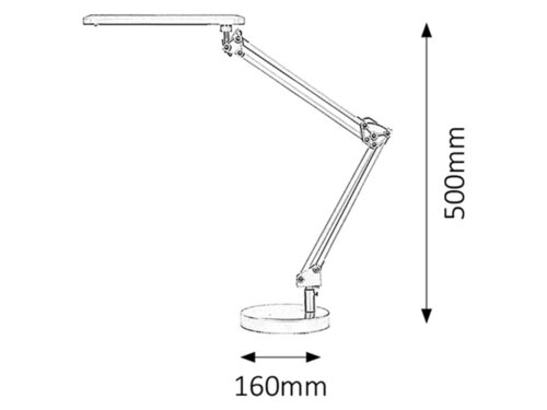 Lampa de birou Colin LED, 6W, 350lm, lumina neutra (4000K)