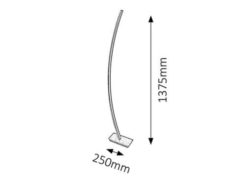 Lampadar Addison LED, 28W, 2100lm, lumina calda (3000K)