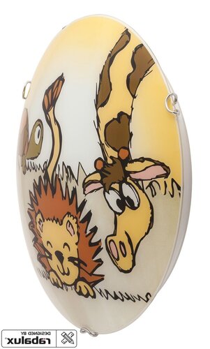 Plafoniera Leon, 2 x E27, multicolor