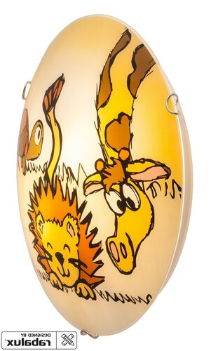 Plafoniera Leon, 2 x E27, multicolor