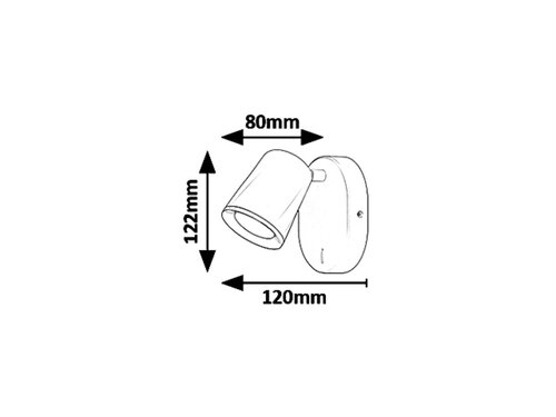 Spot Solange LED, 6W, 380lm, lumina calda (3000K)