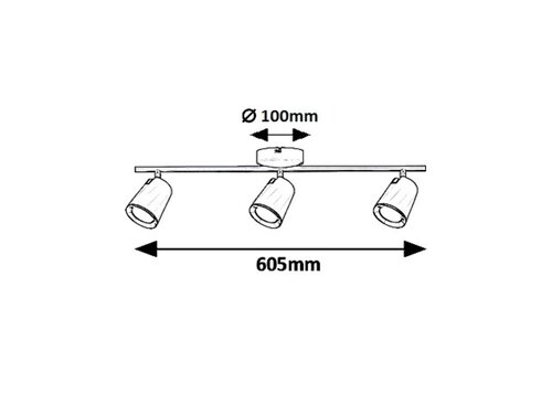 Spot Solange LED, 18W, 1140lm, lumina calda (3000K)