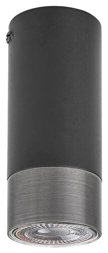 Spot Zircon, 1 x GU10, negru mat