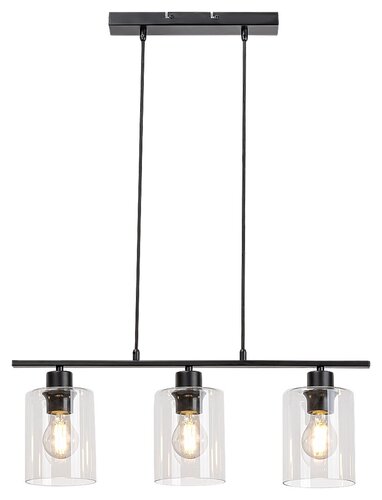 Pendul Miroslaw, 3 x E27, Negru