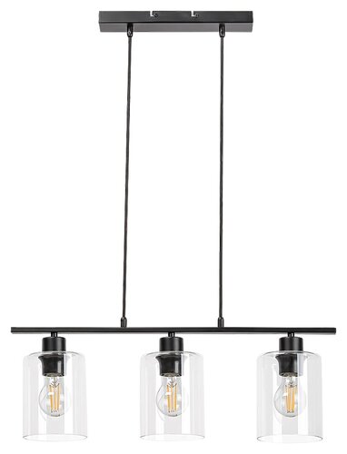 Pendul Miroslaw, 3 x E27, Negru