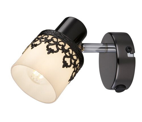 Spot Lacey, 1 x E14, negru