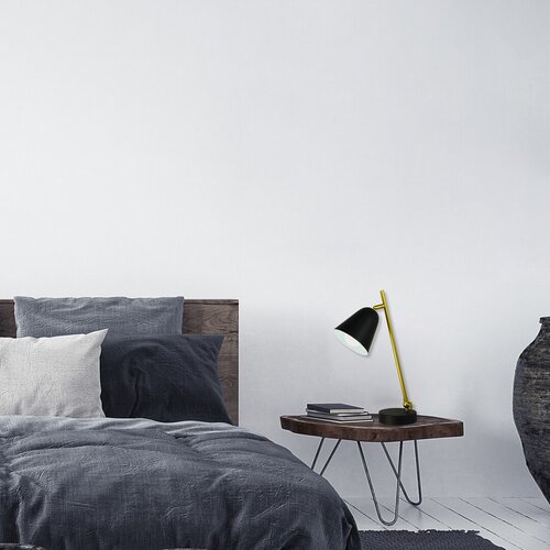 Lampa de masa Alder, 1 x E14, negru