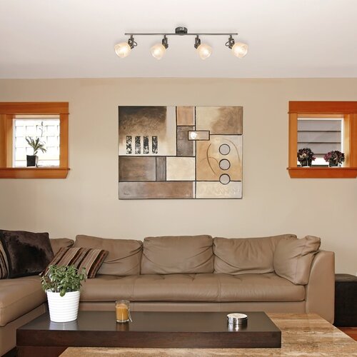 Spot Francis, 4 x E14, crom satin