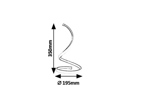 Veioza Anais LED, 4.8W, 200lm, lumina neutra (4000K)