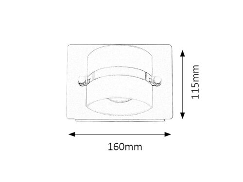 Spot Tony LED, 5W, 365lm, lumina neutra (4000K), IP44