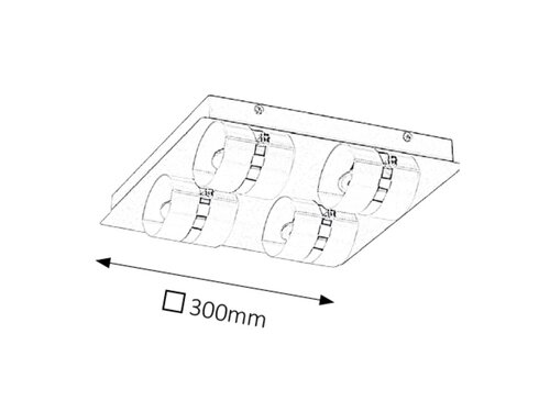 Spot Tony LED, 20W, 1460lm, lumina neutra (4000K), IP44