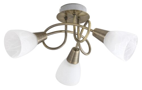 Lustra Jenna, 3 x E14, bronz antichizat