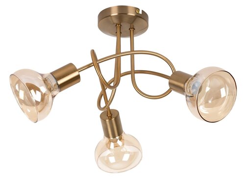 Lustra Holly, 3 x E14, auriu antic