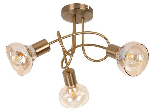 Lustra Holly, 3 x E14, auriu antic