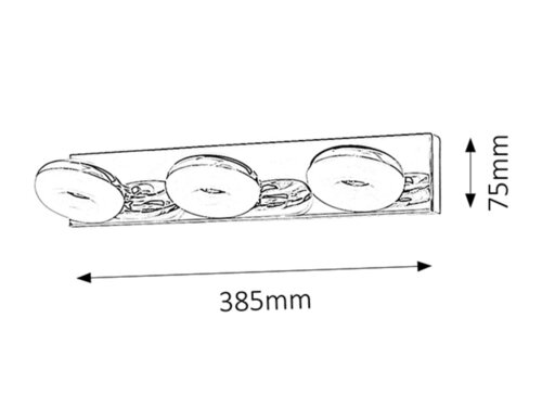 Aplica BeataLED, 15W, 1400lm, lumina neutra (4000K), IP44