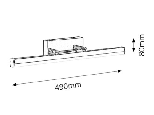 Aplica Silas LED, 12W, 1180lm, lumina neutra (4000K), IP44