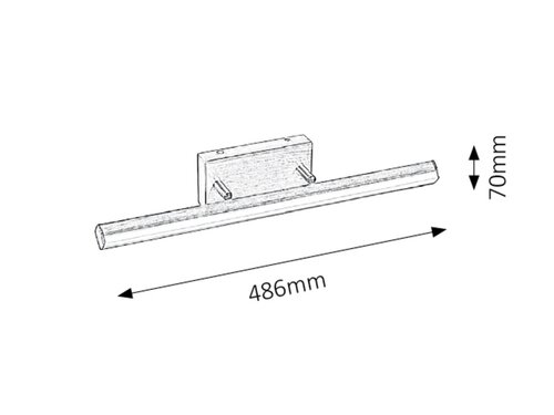 Aplica Silas LED, 12W, 1180lm, lumina neutra (4000K), IP44