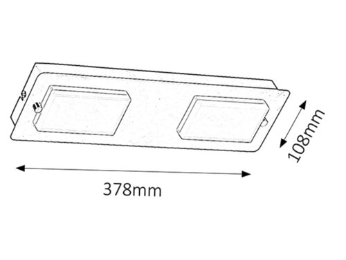Plafoniera Ruben LED, 10W, 774lm, lumina neutra (4000K), IP44
