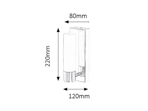 Aplica Jim LED, 5W, 400lm, lumina neutra (4000K), IP44