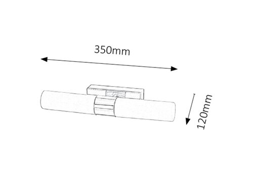 Aplica Jim LED, 10W, 800lm, lumina neutra (4000K), IP44